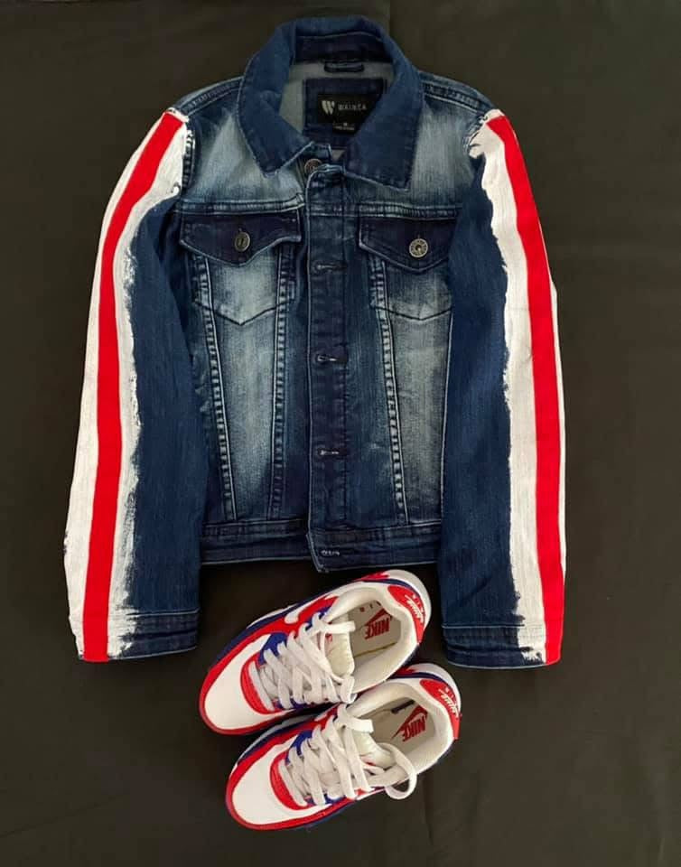 Color Splash Denim Jacket