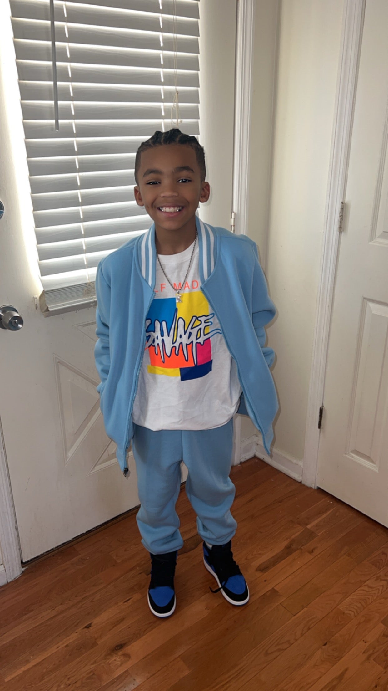 KID'S VARSITY FLEECE SET