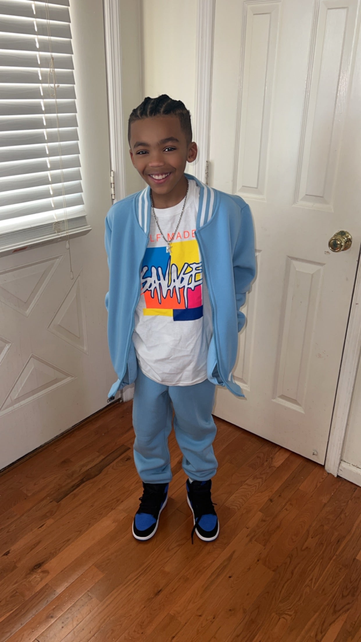 KID'S VARSITY FLEECE SET