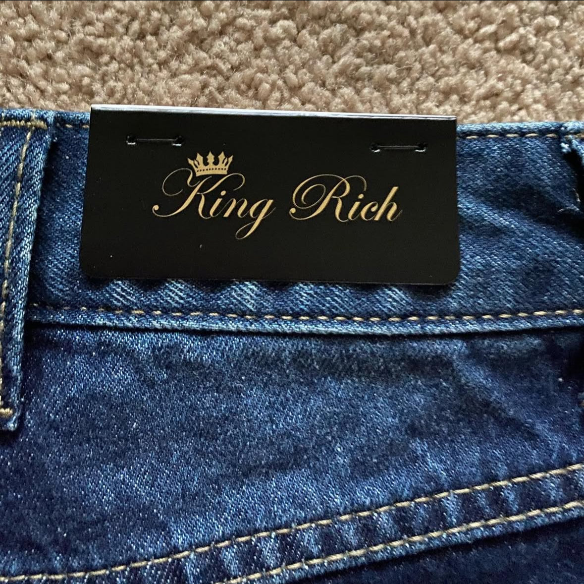 King Rich Denim Shorts