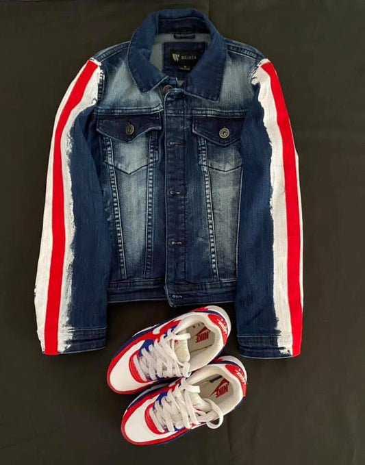 Color Splash Denim Jacket